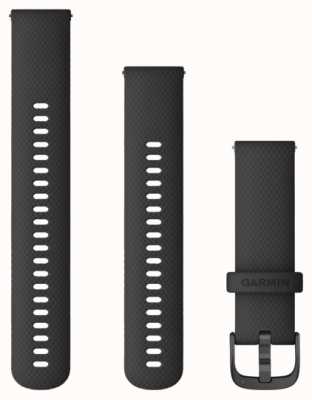 Garmin Alleen snelspanband (22 mm), zwart met leisteen hardware 010-12932-21
