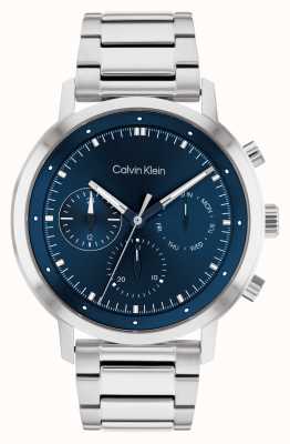 Calvin Klein Blauwe chronograaf | roestvrijstalen armband 25200063