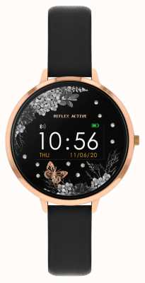 Reflex Active Series 3 smartwatch zwart en roségoud RA03-2076