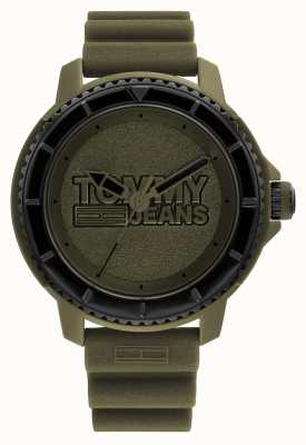 Tommy Jeans Tokyo bruin herenhorloge met siliconen band 1792002