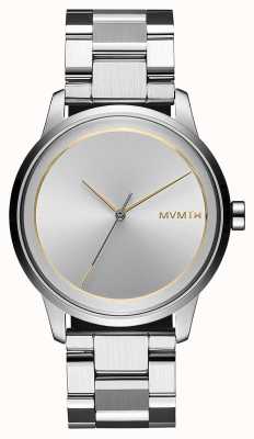 MVMT Heren | profiel | zilveren wijzerplaat | zilveren armband 28000183-D