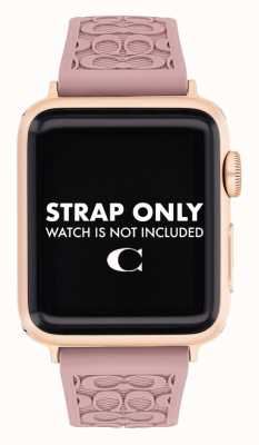 Coach Apple watch band (38/40/41mm) roze siliconen 14700040