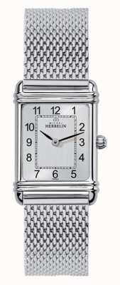 Herbelin Art deco milanese mesh armband horloge 17478/22BM