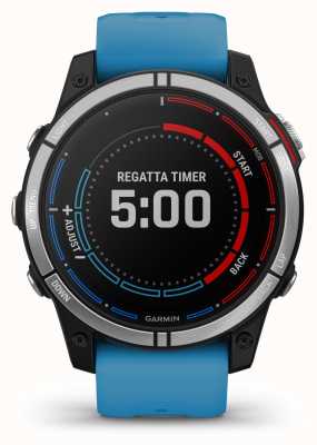 Garmin Quatix 7 marine gps smartwatch blauwe siliconen band 010-02540-61