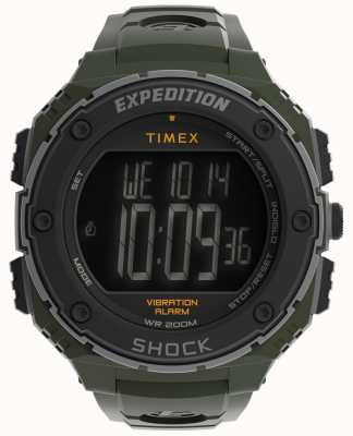 Timex Expeditie robuust digitaal herenhorloge | groene band TW4B24100