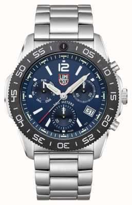 Luminox Pacific diver chronograaf blauw/staal - 44mm diver XS.3144