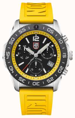 Luminox Pacific diver chronograaf zwart/geel - 44mm diver XS.3145