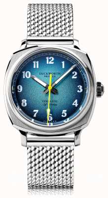 Duckworth Prestex Verimatisch | automatisch | blauwe wijzerplaat | armband van roestvrij staal D891-03-ST