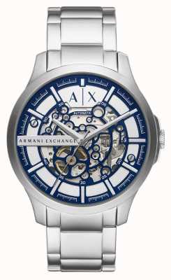 Armani Exchange Automatisch heren | witte wijzerplaat | roestvrijstalen armband AX2416