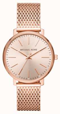 Michael Kors Pyper roségouden roestvrijstalen horloge MK4340