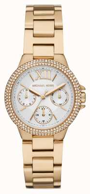 Michael Kors Camille goudkleurig dameshorloge MK6844