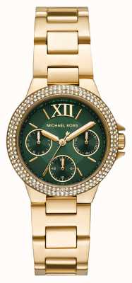 Michael Kors Dames camille geel goudkleurig horloge MK6981