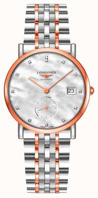 LONGINES De longines elegante collectie mop dial diamanten set L43125877