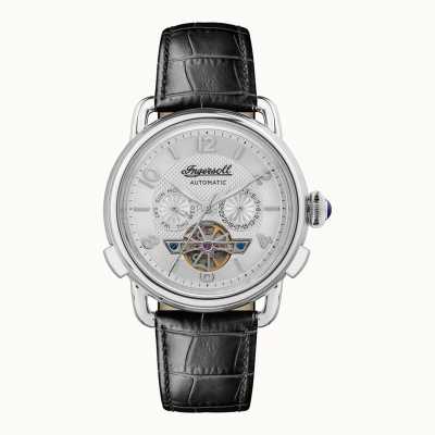 Ingersoll Het nieuwe engelse automatische horloge met zwarte leren band I00903B
