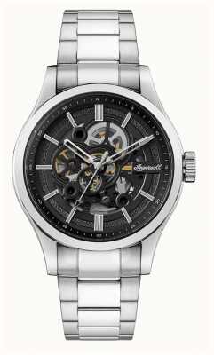 Ingersoll Het Armstrong automatische horloge met zwarte skeleton wijzerplaat I06803B