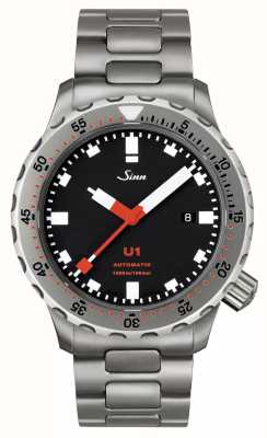 Sinn U1 1000m automatisch duikhorloge / h-link armband 1010.010-BM10100102S