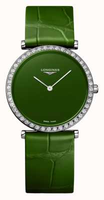 LONGINES La grande classique de longines groene wijzerplaat diamanten ring L45230602
