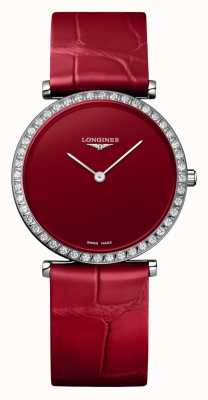 LONGINES La grande classique de longines rode wijzerplaat diamanten ring L45230912