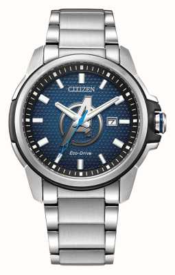 Citizen Marvel Avengers eco-drive roestvrijstalen horloge AW1651-52W