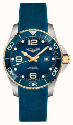 LONGINES Hydroconquest automatisch 43 mm goud en blauw horloge L37823969