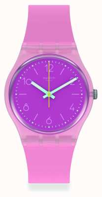 Swatch Cherry lolly roze en paars horloge GP176