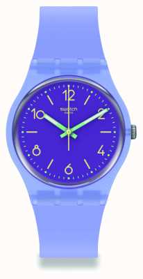 Swatch Violet droom horloge met siliconen band SO28V101