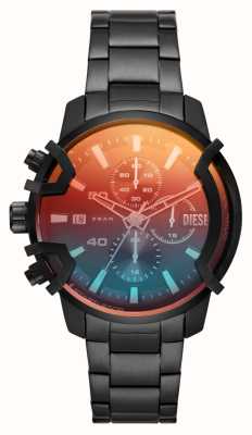 Diesel Griffoen zwart pvd roestvrijstalen horloge DZ4605