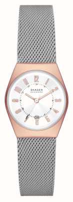 Skagen Dames grenen lille two tone milanese mesh armband SKW3050