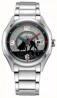 Citizen Star wars duel eco-drive roestvrij staal AW1140-51W
