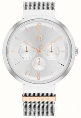 Tommy Hilfiger Dames lidia zilveren mesh armband horloge 1782537
