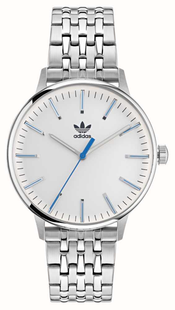 Adidas één Witte Wijzerplaat Roestvrijstalen Armband AOSY22022 - First Class Watches™ NLD