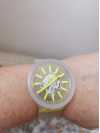 Customer picture of Swatch Yellowinjelly | groot vet | horloge met duidelijke band SO27E103