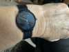 Customer picture of Bering Klassiek ultraslank blauw monochroom horloge 15729-397