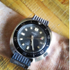 Customer picture of Seiko Prospex 1970 willard herinterpretatie stoffen horloge SPB237J1
